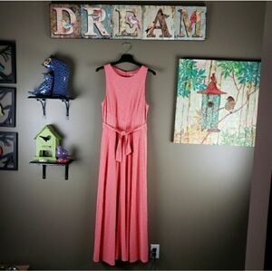 Hutch Anthropologie eyelet maxi dress size large